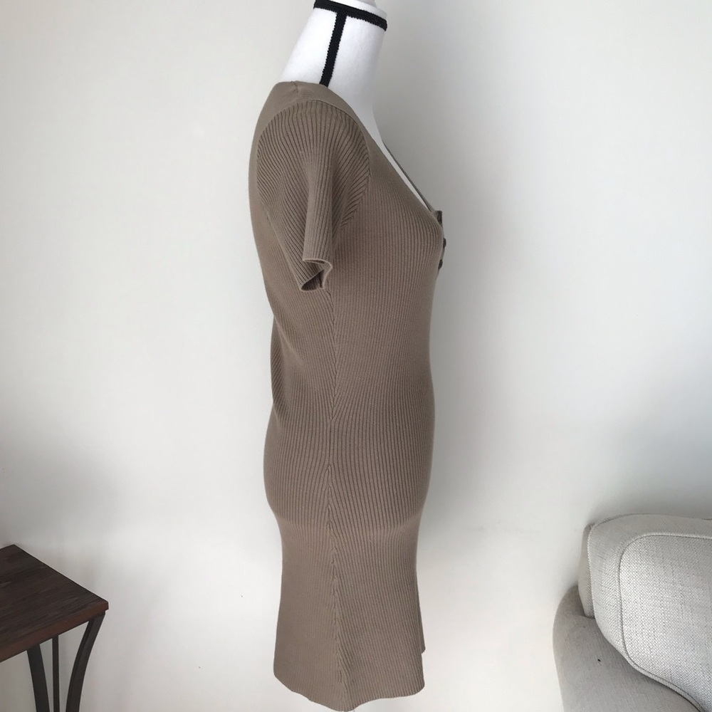 UO Lily Button Down Bodycon Mini Dress - Picture 5 of 6